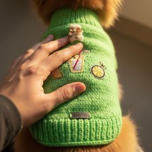 Lady Fify Kedi ve Köpek Için Fresh Lemonade Yeşil Kazak