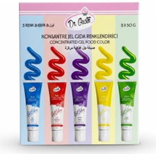 Dr. Gusto Konsantre Jel Gıda Boyası 50 gr 5’li Set
