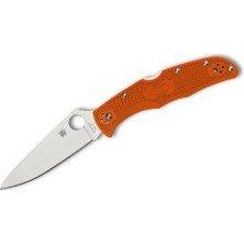 Spyderco Endura 4 Orange Lightweight Flat Ground Plainedge Çakı