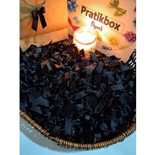 Pratikbox Mini Fiyonk / Saten 1cm'lik / Hediyelik / Süsleme / Siyah Renk / 50 Adet