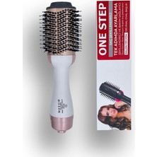 Özbience Beyaz Renk Saç Şekillendirici ve Düzleştirici Fön Tarağı Yeni Model