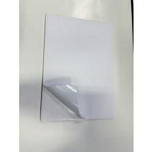 Defu A4  Yapışkanlı Inkjet ve Djital Etiket Kağıdı 100 Adet Mat