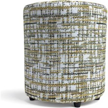 Elanora Home Dokusu ve Modern Tasarımıyla   Çok Amaçlı Puf Leke Tutmaz Sıvı Itici