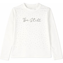 İncili Taşlı Çocuk Sweatshirt