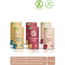 Lestello Glutensiz Kinoa Mercimek Nohut Patlağı Karışık 6’lı Paket