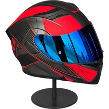 Scharf 902 Çene Açılır Motosiklet Kaskı – Güneş Gözlüklü (Darkblue Vizörlü) MX2RED