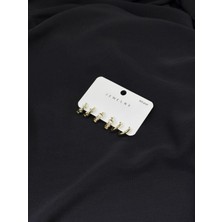 316L Çelik Gold Renk 6lı Set Küpe
