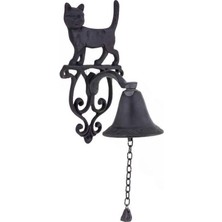 Tnçr Antik Bronz Kapı Çanı Kedi G-170