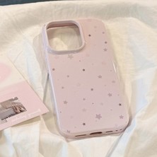 Lama Case Apple iPhone 12 / 12 Pro Kılıf Pastel Dreams Koleksiyonu Renkli Yıldız Desenli Kapak