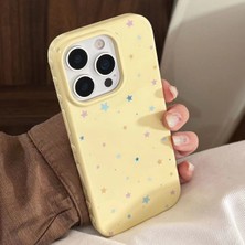 Lama Case Apple iPhone 12 / 12 Pro Kılıf Pastel Dreams Koleksiyonu Yıldız Desenli Kapak