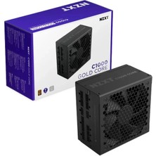 Nzxt 1000W PA-0G3BB-EU C1000 Gold Core 80+ Gold Tam Modüler Siyah Atx 3.1 Pcıe Gen 5.1 Güç Kaynağı