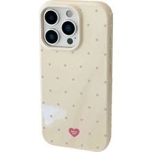 Lama Case Apple iPhone 16 Kılıf Pastel Dreams Koleksiyonu Puantiye Desenli Kapak