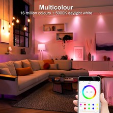 Spot Lamba, Benzersiz Çok Renkli , Bluetooth, Echo ''aleksa'' Özelikli. 95-110 mm