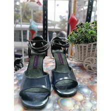 Lo Mejor Shoes “kanat Gölgesi” Lacivert Latin Salsa Bacata Tango Dans ve Salon Ayakkabısı 7.5cm 11 Pont Kadeh Topuk