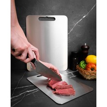 23CMX34CM  Paslanmaz Çelik  Kesme Tahtası