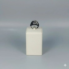 Eski Yeni Antik Gümüş Erkek Yüzük Kartal Motifli