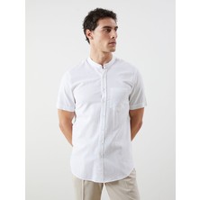 Lc Waikiki Yeni Sezon Regular Fit Kısa Kollu Keten Karışımlı Erkek Gömlek