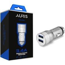 Auris CR06 Araç Şarj Başlığı Kafası 3,4A