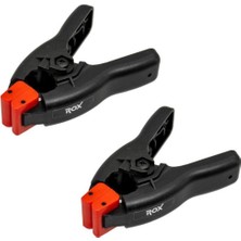 PremiumPort Yaylı Mandal Tip Kıskaç, 30 Mm, 2'li Set, Güçlü ve Dayanıklı Araç