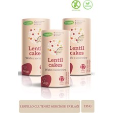 Lestello Glutensiz Vegan Mercimek Patlağı Ince Çıtır 3’lü Paket
