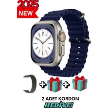 Normadia Samsung Galaxy M30 Uyumlu Akıllı Saat Watch Ultra2 49MM Kordon Hediyeli
