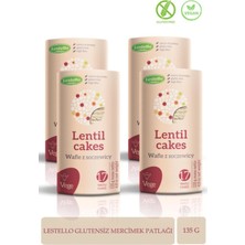 Lestello Glutensiz Vegan Mercimek Patlağı Ince Çıtır 4’lü Paket