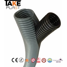 TAKE PLAST Polyamıd (Pa6) Yarıklı Spiral Boru 50 Metre SEPAY-11G