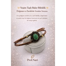 Prof. Nari Yeşim Doğal Taş Bakır Bilezik