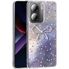 Ceponya Poco X7 Pro Kılıf Kamera Çıkıntılı Parlak Figürlü Shiny Happy Silikon Kapak