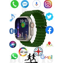 Normadia Iphone 8 Plus Uyumlu 49MM Amoled Ekran Akıllı Saat ile Konuşma Özelliği