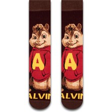 Neşeli Çoraplar Alvin Renkli Unisex Çorap