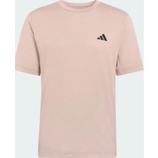 adidas WE FR T CHABRN Kahverengi Erkek Kısa Kol T-Shirt Climacool Teknolojisi ile Ferah ve Konforlu