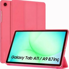M.TK Moveteck Samsung Galaxy Tab A11/A9 8.7 inç Tablet Kılıfı Akıllı Smart Katlanabilir Renkli Kapak SM-X110 SM-X130