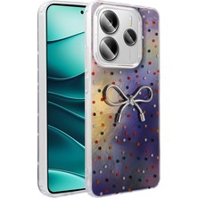 Ceponya Redmi Note 14 5g Kılıf Kamera Çıkıntılı Parlak Figürlü Shiny Happy Silikon Kapak