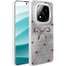 Ceponya Redmi Note 14 Pro 4g Kılıf Kamera Çıkıntılı Parlak Figürlü Shiny Happy Silikon Kapak