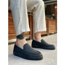 Beskar Signature BA0241 Bağcıksız Siyah Taban Cilt Erkek Ayakkabı