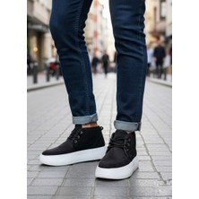 Beskar Signature BA0550 Içi Kürklü Bağcıklı Siyah Erkek Tarz Spor Bot