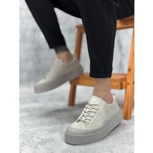 Beskar Signature BA500  Özel Termo Taban Gri Casual Erkek Ayakkabı