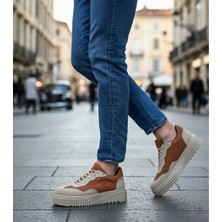 Beskar Signature BA0802  Taba Süet Yüksek Taban Erkek Günlük Ayakkabı