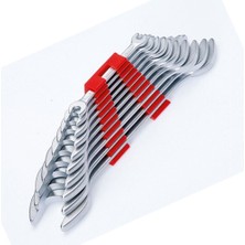 K&A Izeltaş 0100 Iki Ağız Anahtar Takımı Kısa Boy 12 Parça