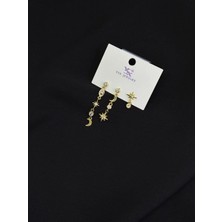 Ysx Jevelry Çelik Gold Renk 3lü Küpe