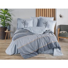K&A Çift Kişilik Poplin Nev Tanya Indigo
