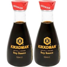 Kikkoman Soya Sosu Cam Şişe 150 ml x 2’li Set