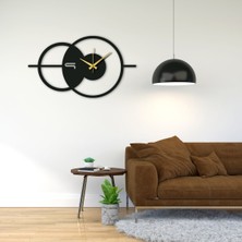 Mee Wall Art Modern Metal Duvar Saati, Metal Duvar Saati