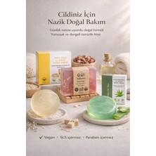 Elif Mira 3'lü Doğal Sabun Seti  Maya, Aloe Vera, Gül Özlü - Hassas & Günlük Nazik Bakım Serisi