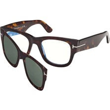 Tom Ford FT6099-B (052) 51 | Klipsli Unisex Kahverengi Güneş Gözlüğü
