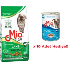 Mio Kuzu Etli Kedi Maması 12 kg