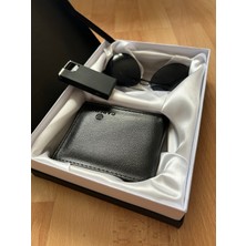 Huma Butik Takı Aksesuar Sevgililer Günü Için Erkek Seti Gözlük & Cüzdan & Çakmak