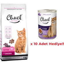 Chuck Yavru Kedi Maması Tavuklu 15 kg