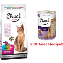 Chuck Kuru Mama - Chuck 15 kg Kedi - Gourmet